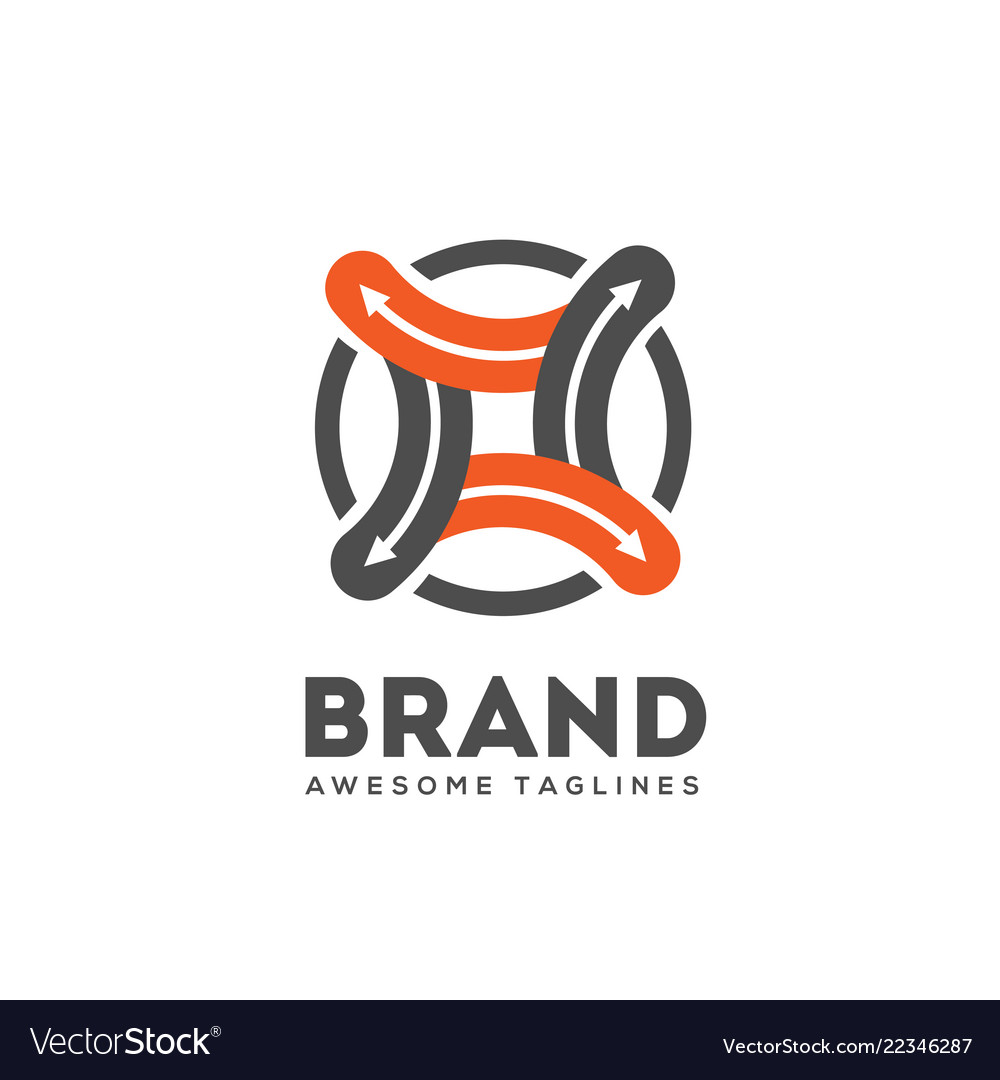 Modern Curve Logo - Infinity Loop