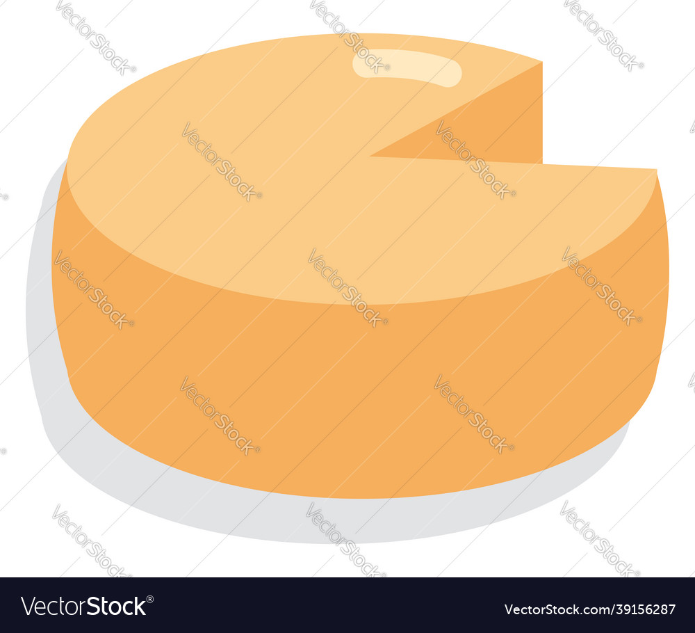 Parmesan cheese icon on white background