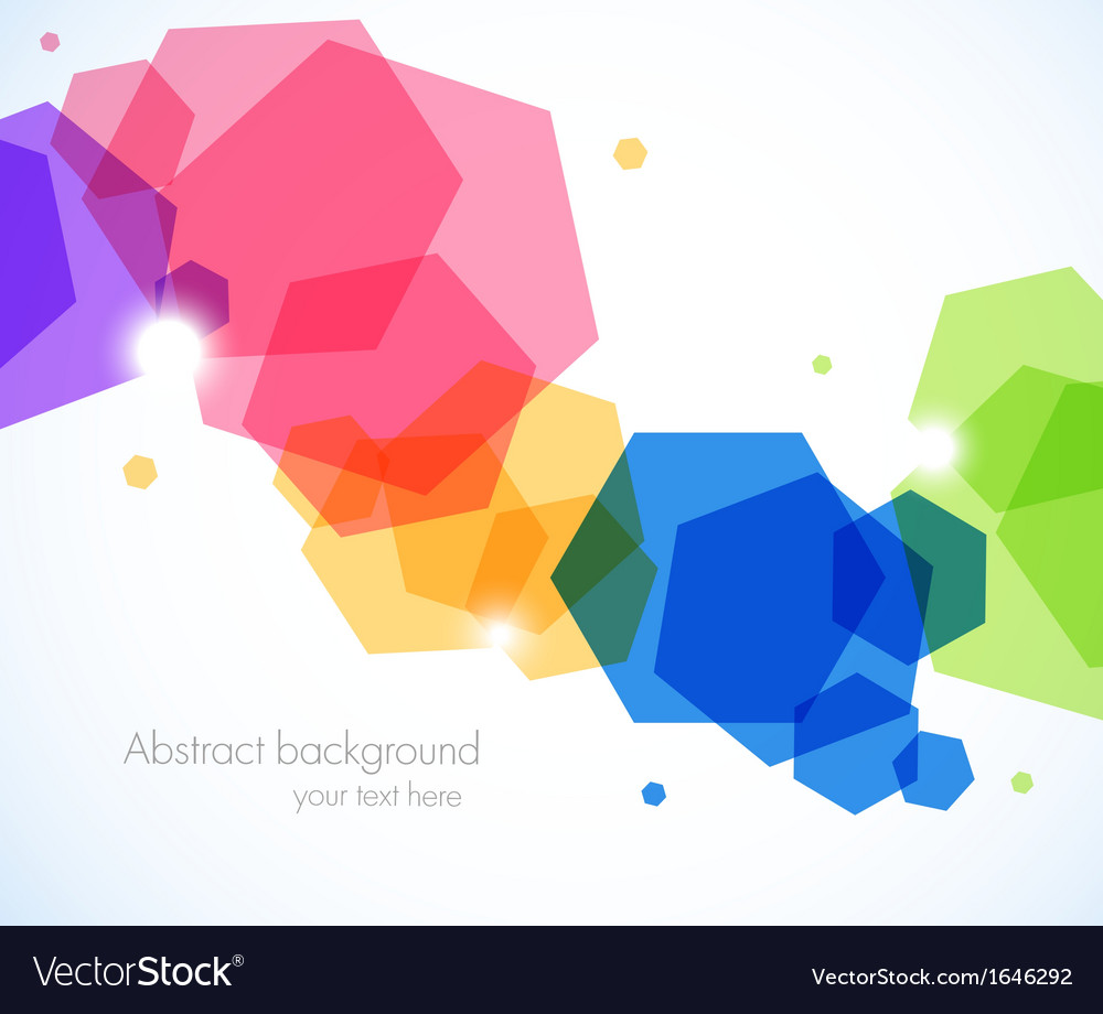 Abstract background with hexagons