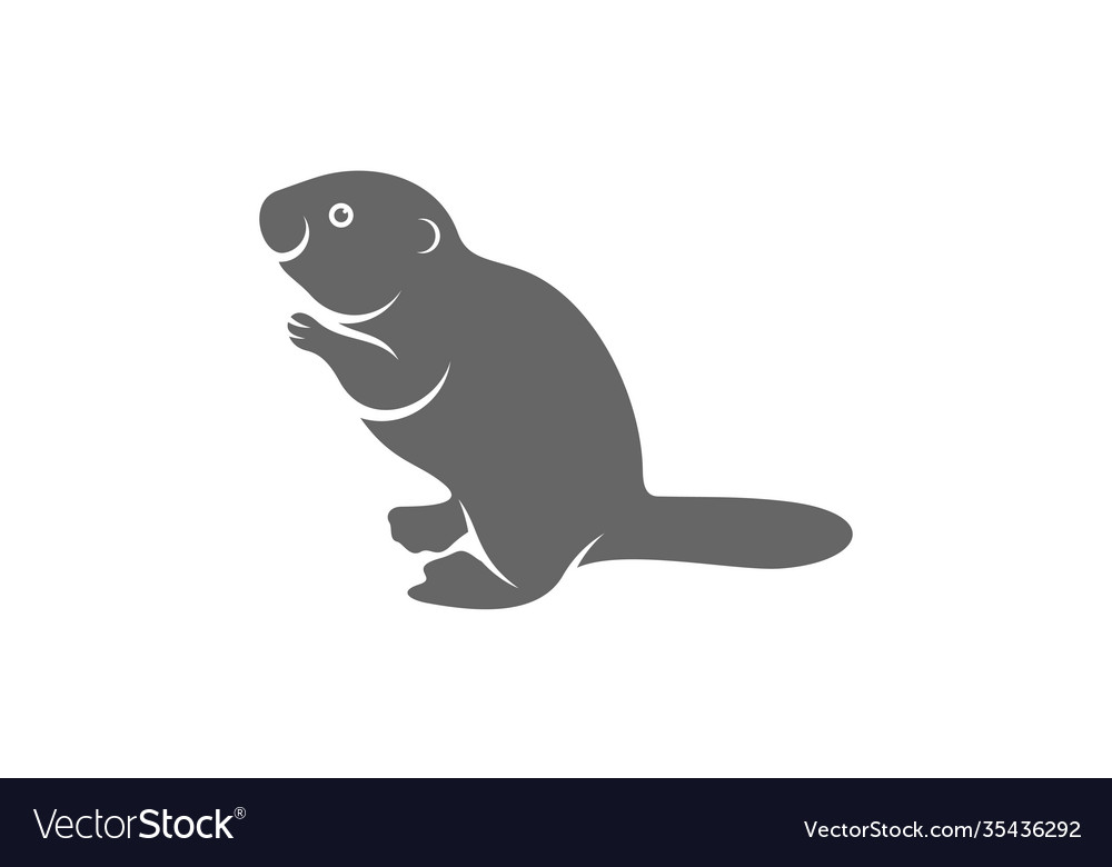 Beaver logo creative design concepts Royalty Free Vector