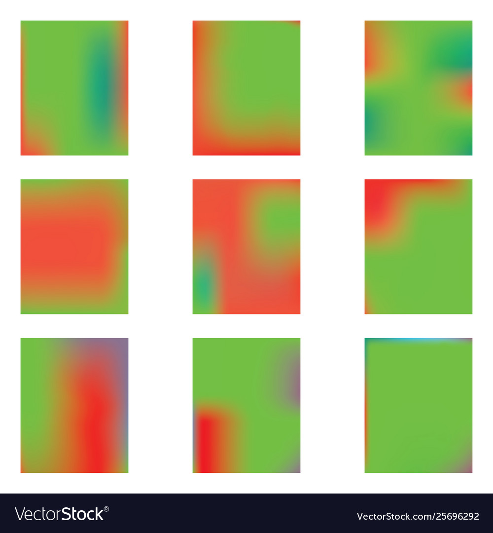 Bright blurred graphics from various combinations