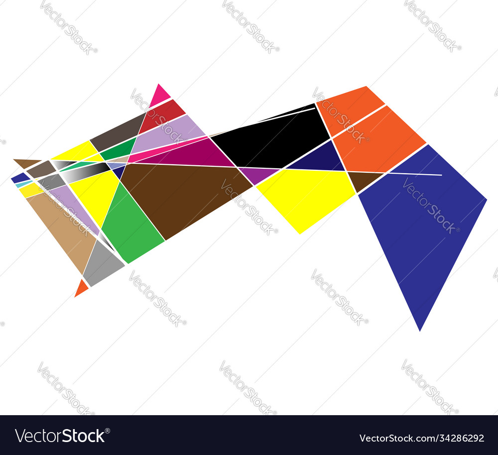 Noise glitch concept abstract colorful random vector image Noise glitch concept abstract colorful random