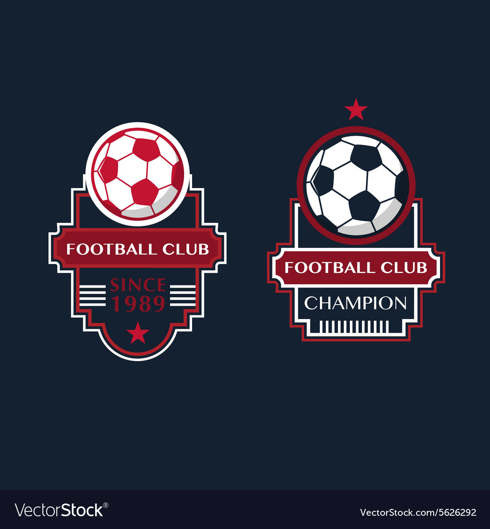 Soccer football badge