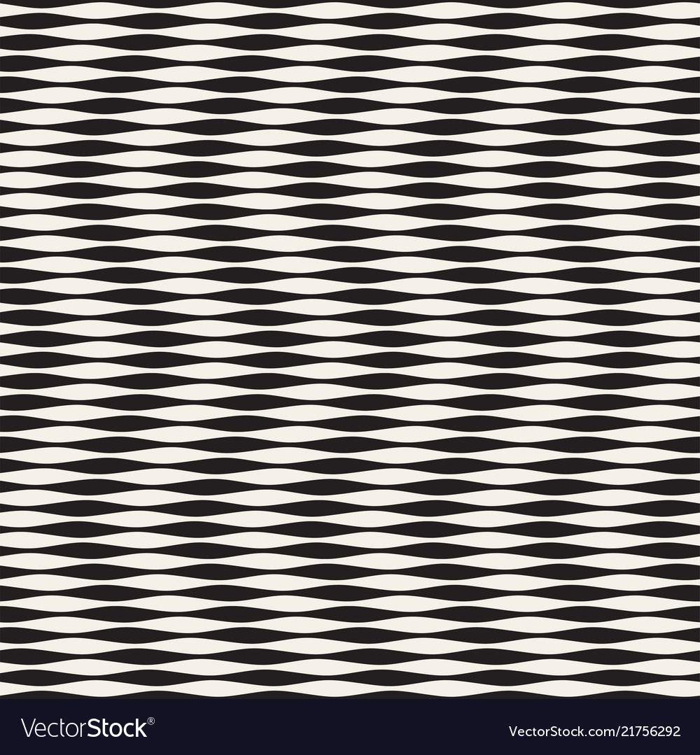 Wavy stripes seamless pattern retro