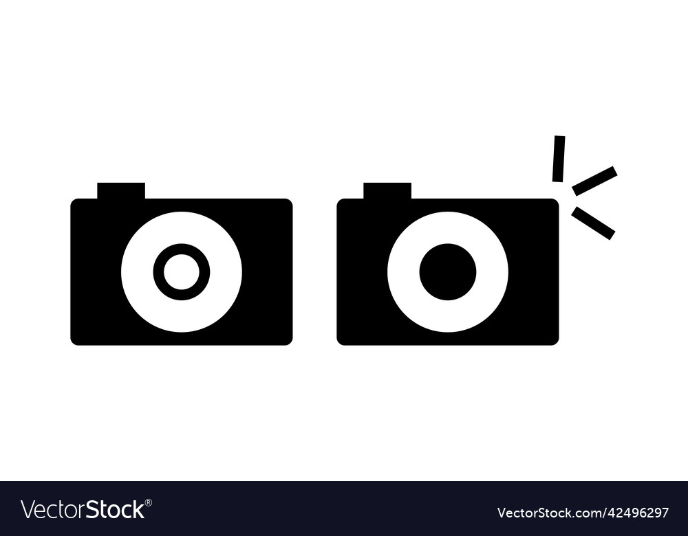 A set of camera icons