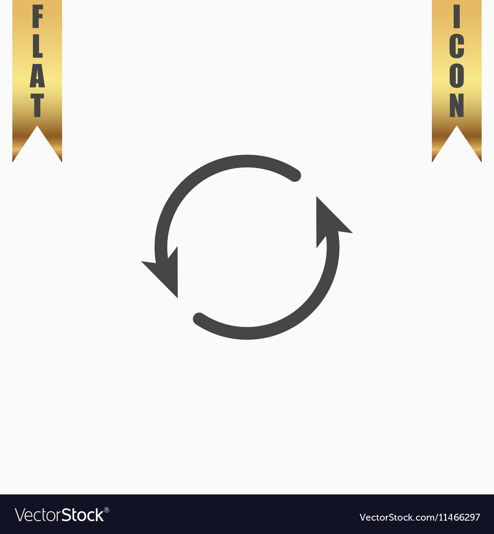 Arrow circle icon - cycle loop roundabout