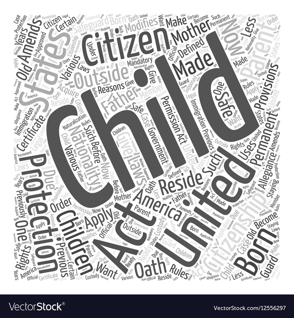 child-citizen-protection-act-word-cloud-concept-vector-image