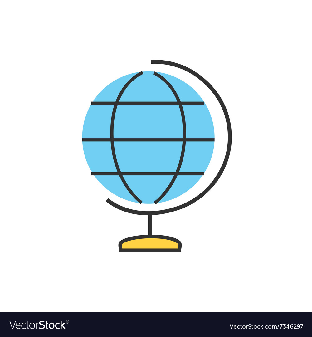 Earth globe icon