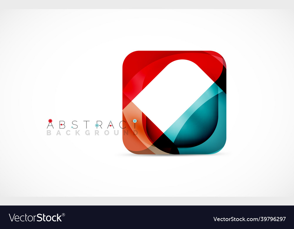 Minimal background abstract square shape