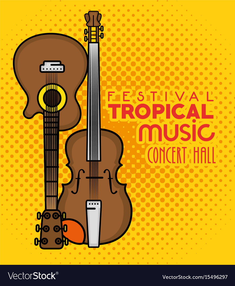 Poster festival tropical music