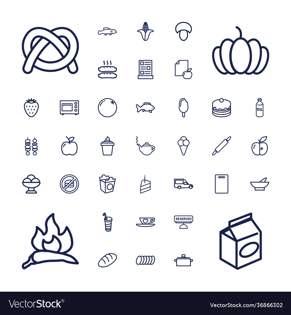 37 food icons