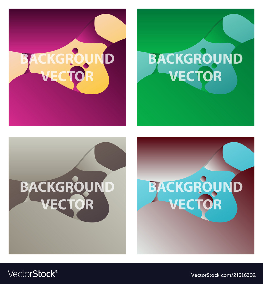 Abstract background set art template design