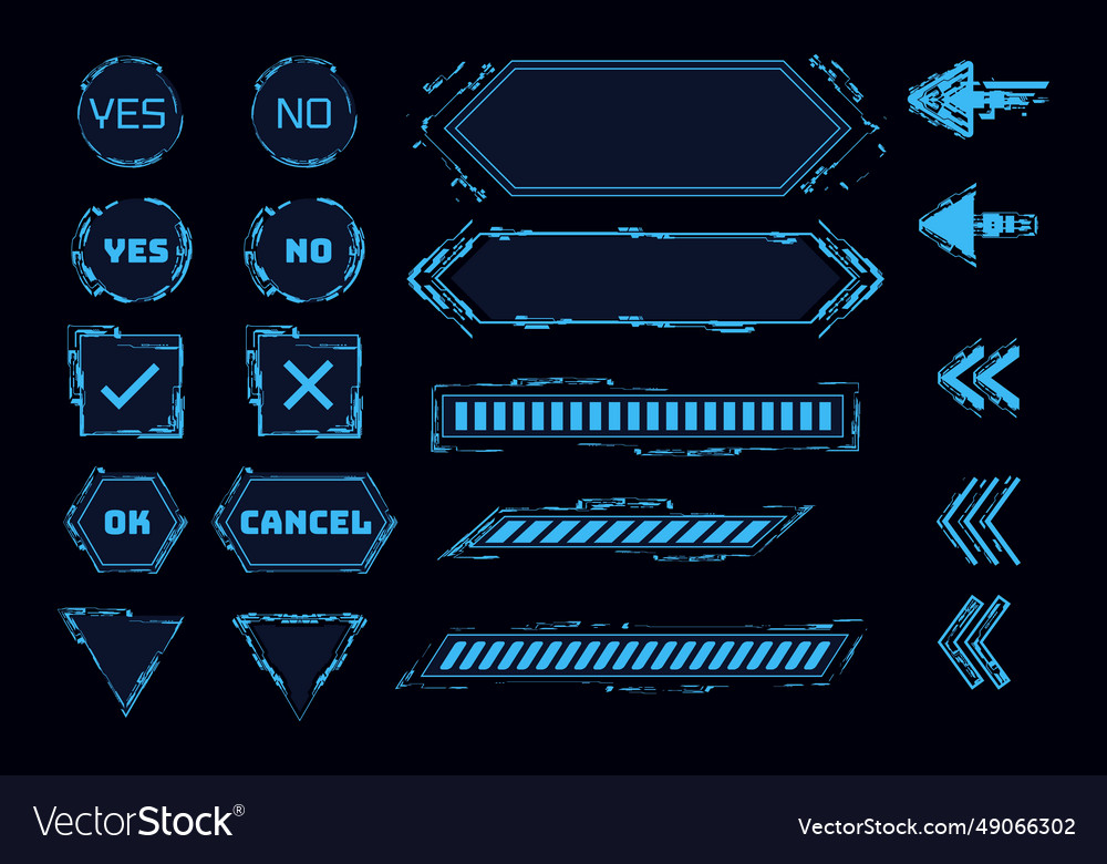 Futuristic UI Elements