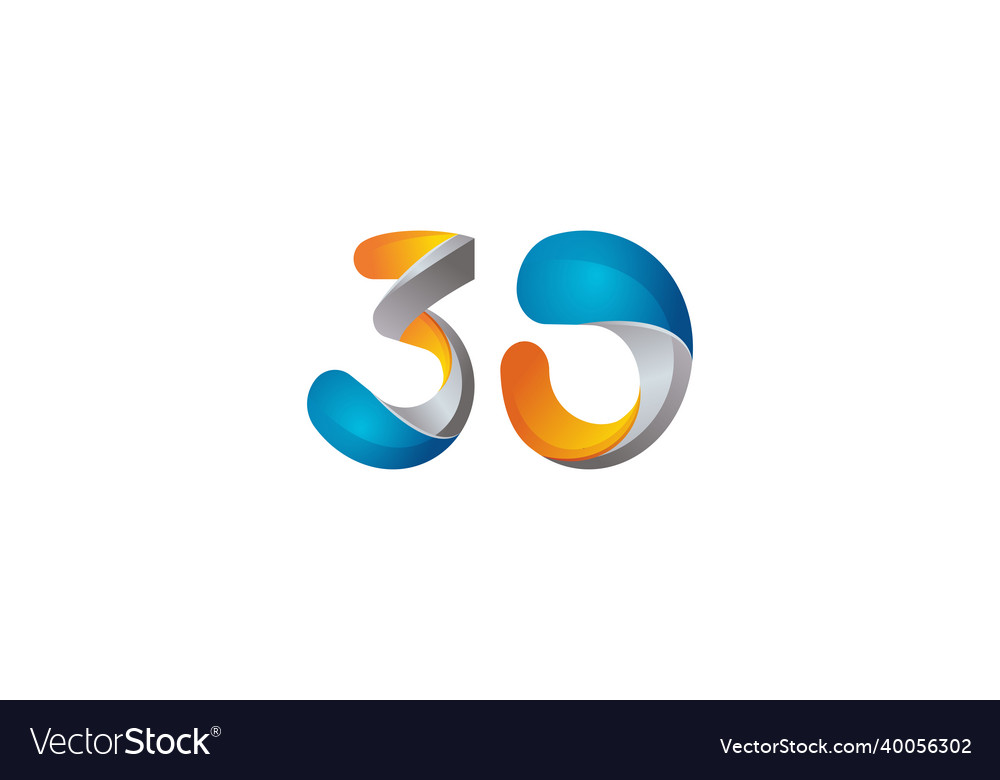 Letter 3d dreidimensionales technologisches Logo