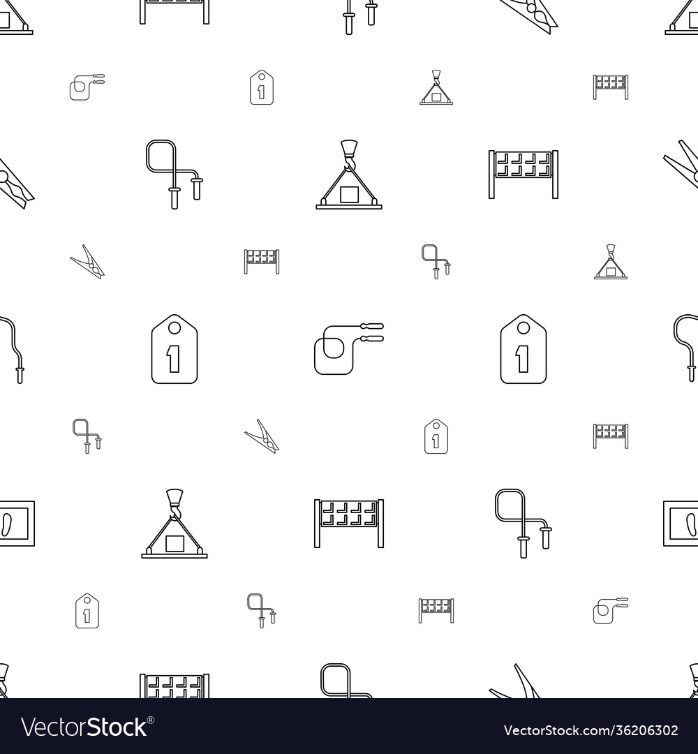 Rope icons pattern seamless white background