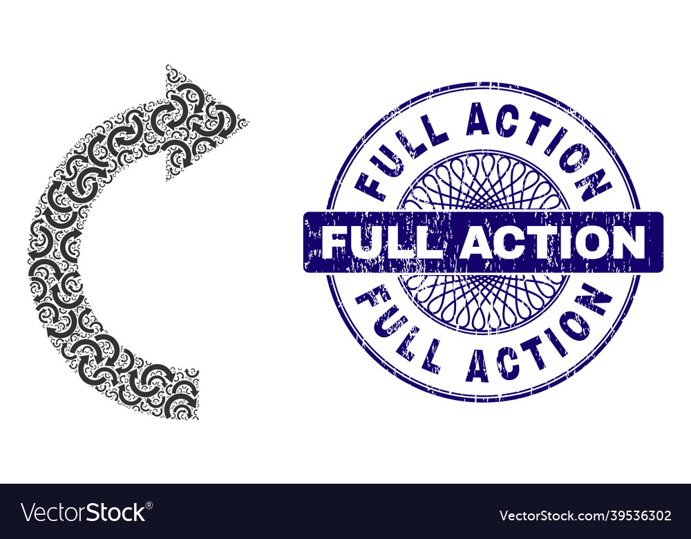 Rotate right recursion composition vector image Rotate right recursion composition
