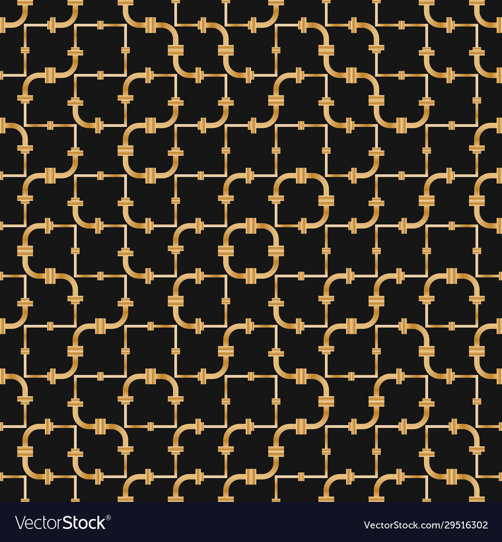 Seamless pipe pattern vector image Seamless pipe pattern