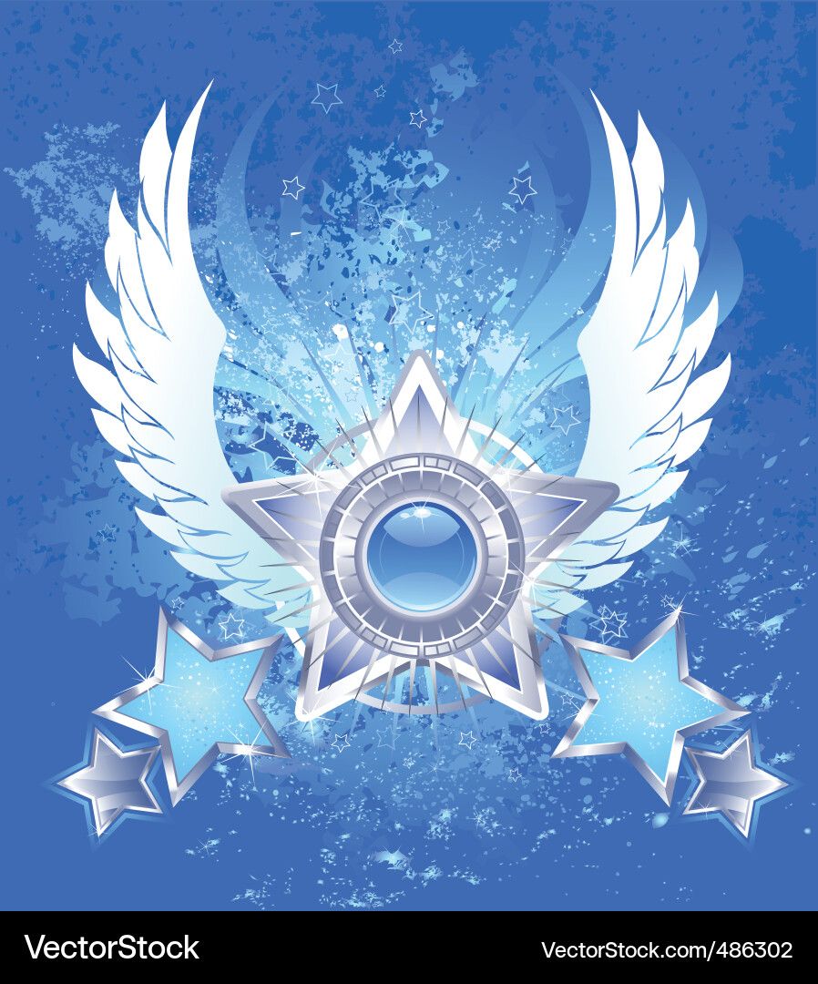Silver stars Royalty Free Vector Image - VectorStock