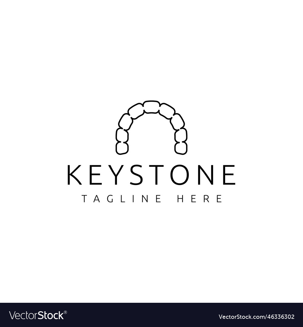 Unique keystone logo design