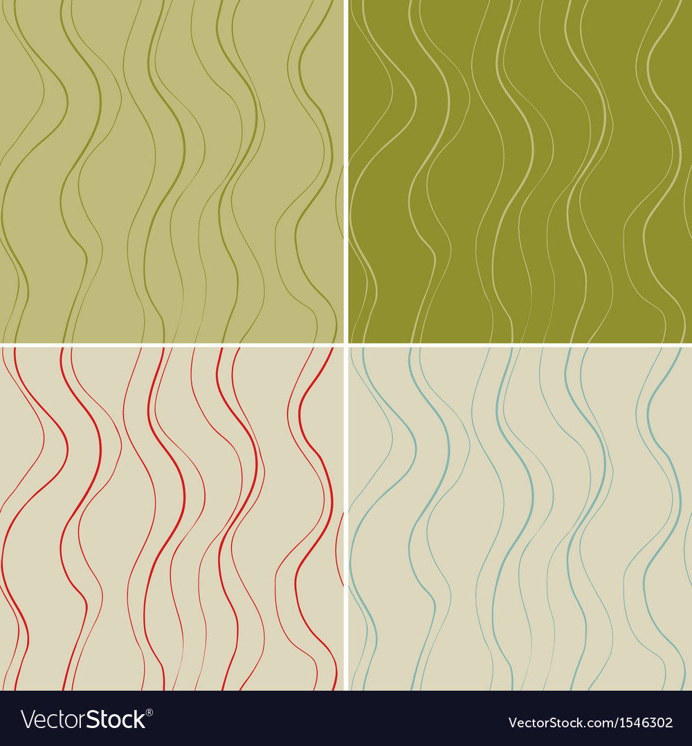 Wavy Line Pattern Set