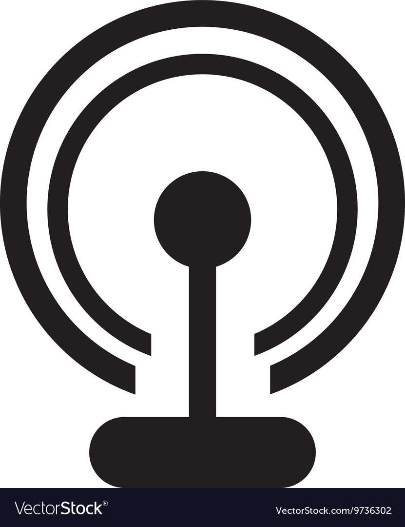 Wifi router signal icon