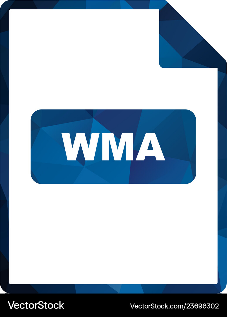 Wma icon Royalty Free Vector Image - VectorStock