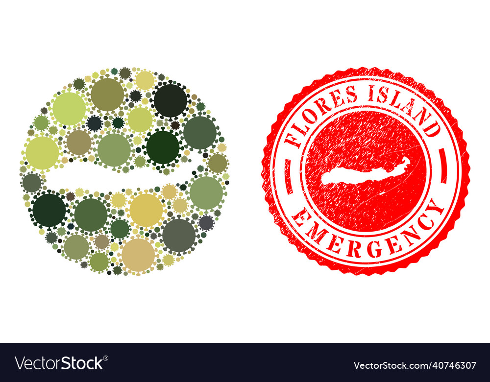Emergency Scratched Seal And Virus Outbreak Mosaic Emergency Scratched Seal And Virus Outbreak Mosaic