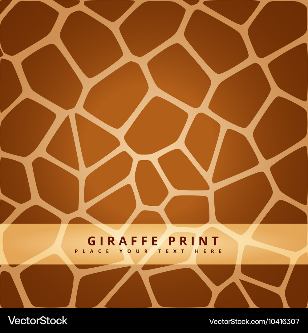 Giraffe seamless pattern Royalty Free Vector Image