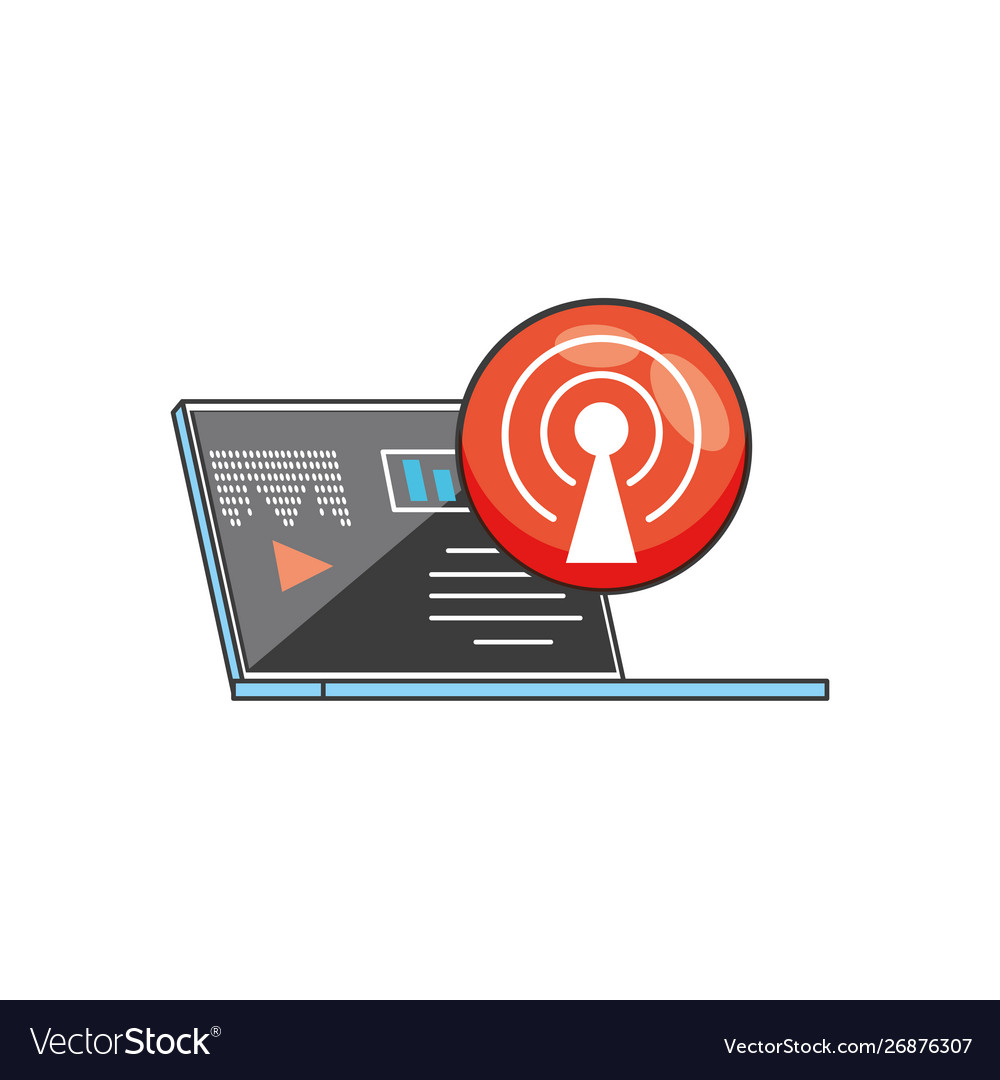 Laptop computer with media player and wifi