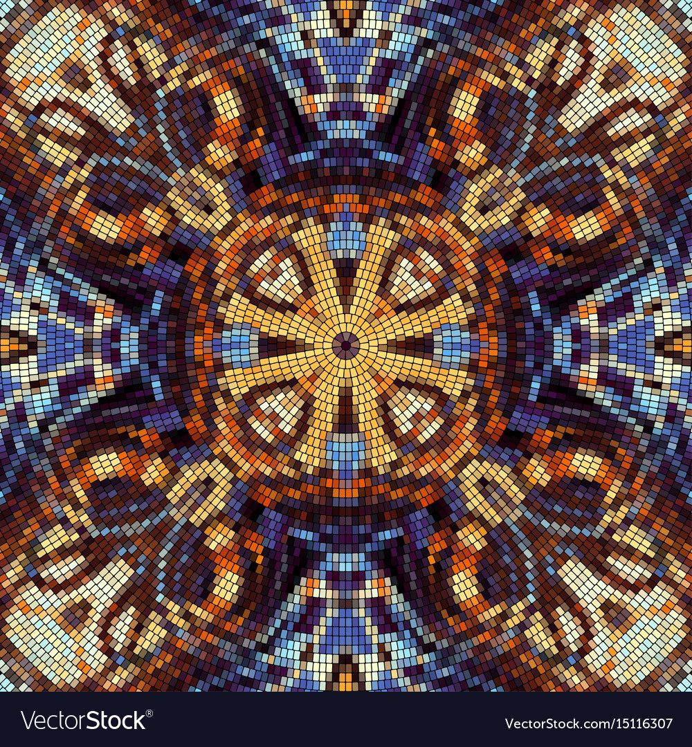 Seamless mosaic pattern