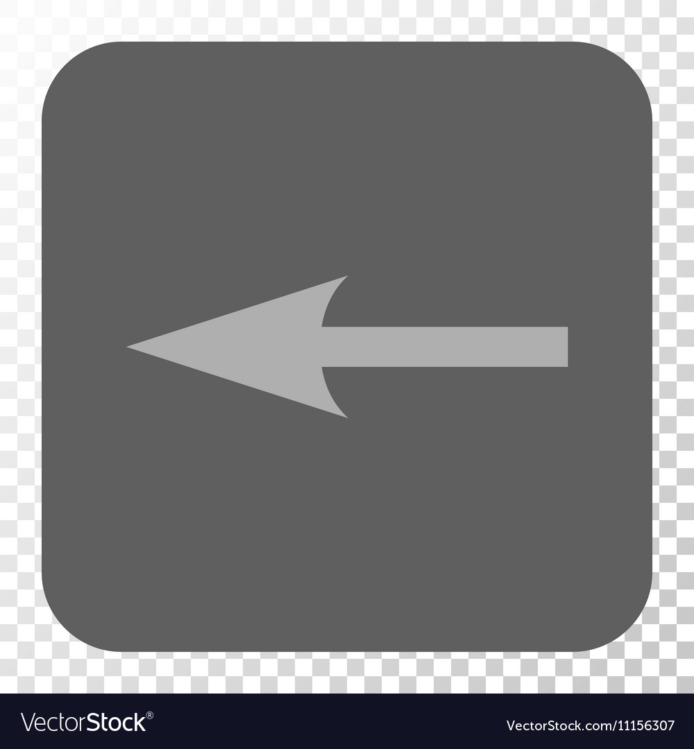 Sharp arrow left rounded square button
