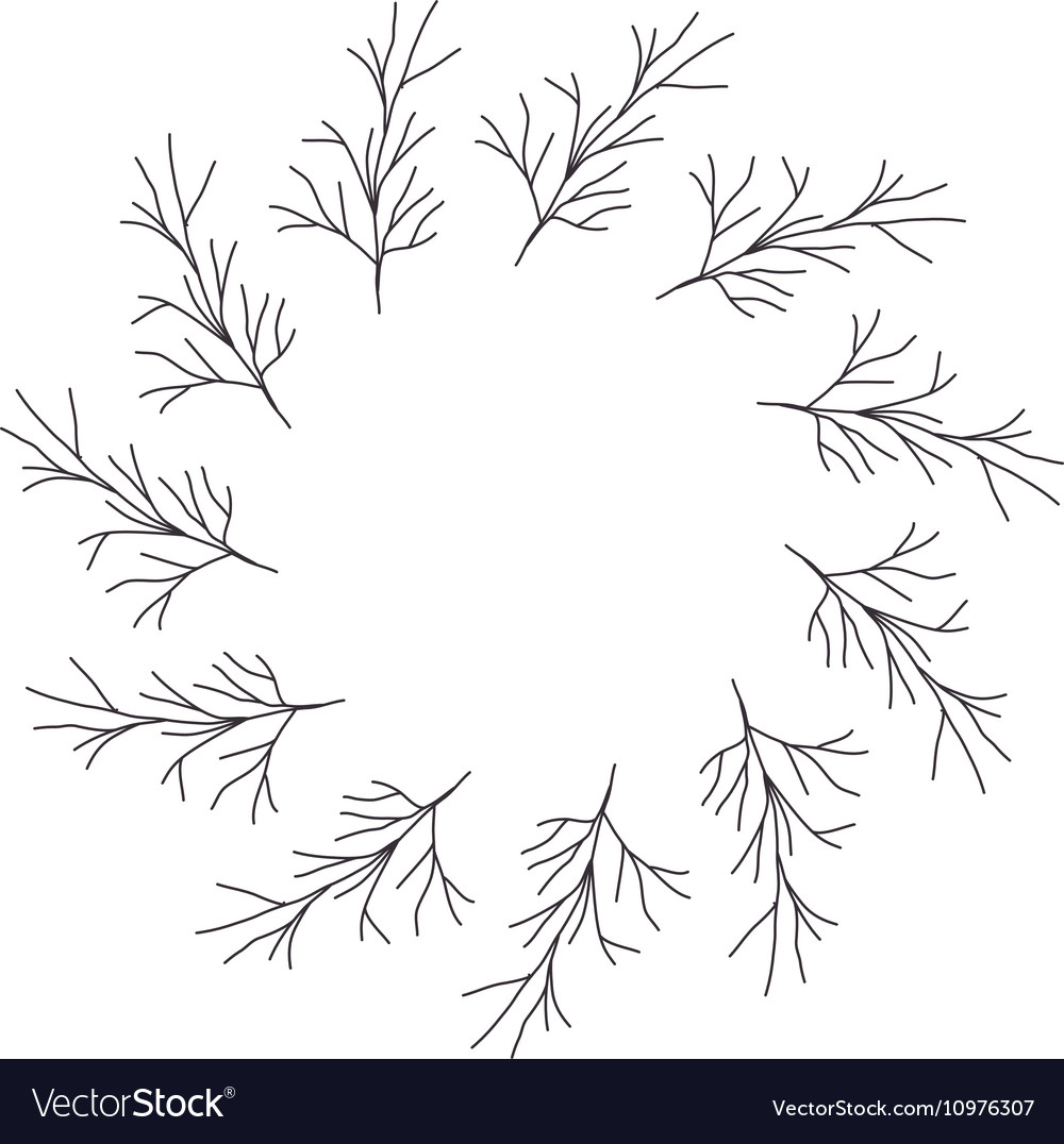 Silhouette ramification in circular form