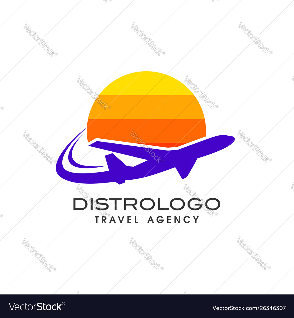 Travel agency logo design holiday