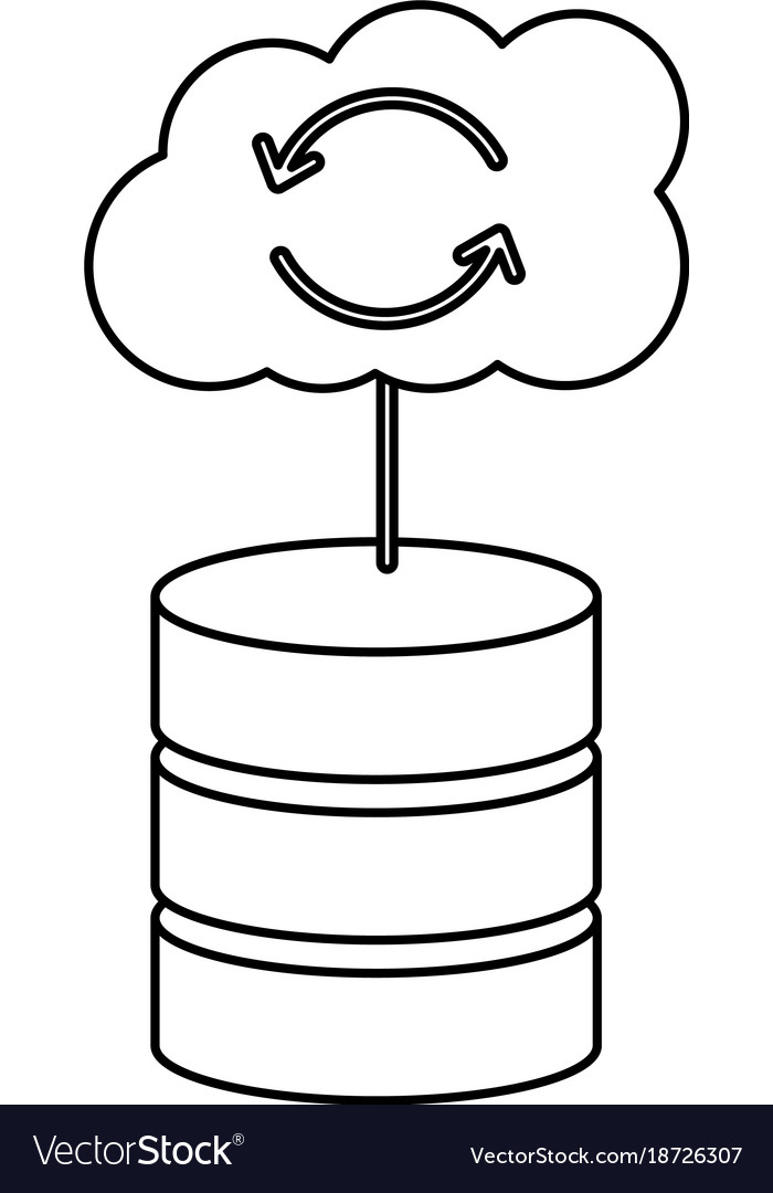 Web hosting server with internet cloud storage