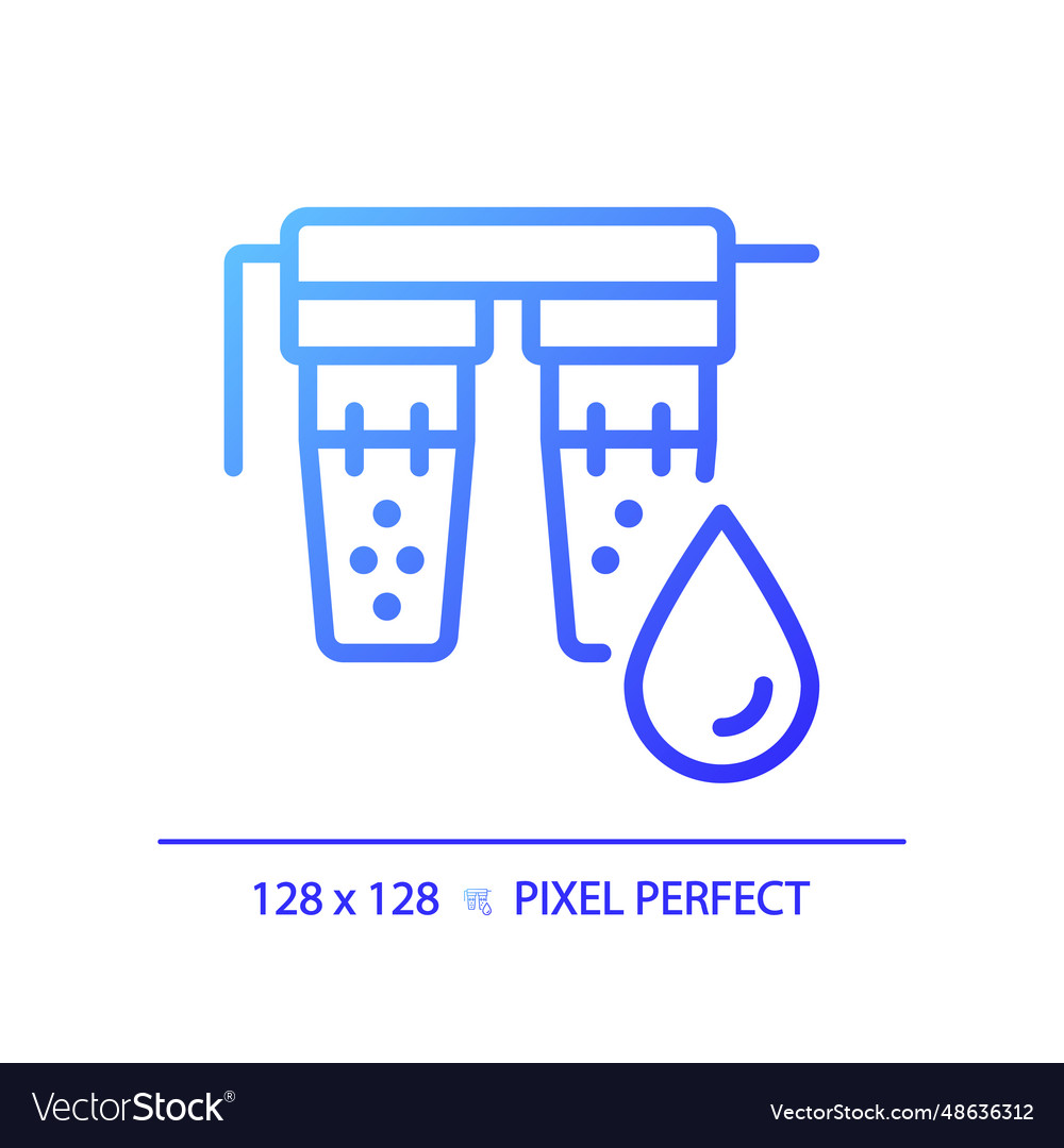 2d simple thin linear blue gradient water filter vector image 2d simple thin linear blue gradient water filter