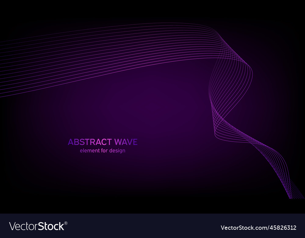 Abstract wave element for design digital vector image Abstract wave element for design digital