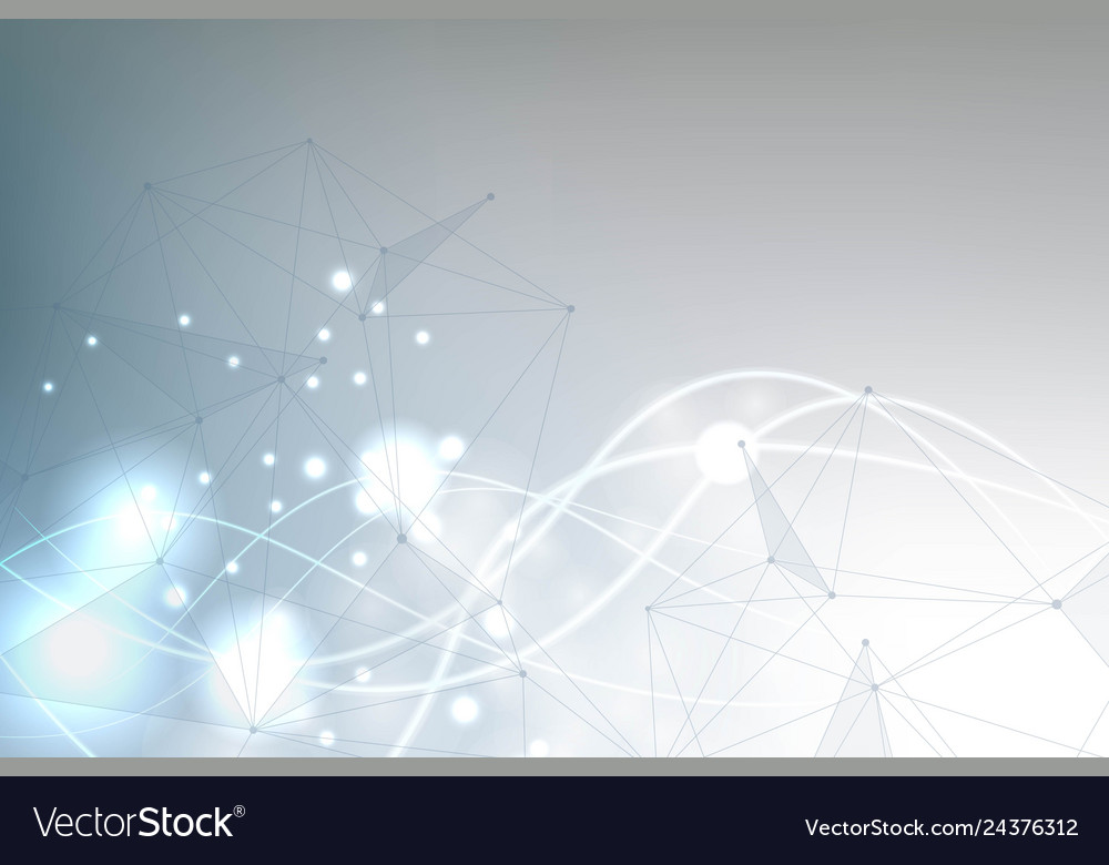 Big data visualization background modern vector image Big data visualization background modern