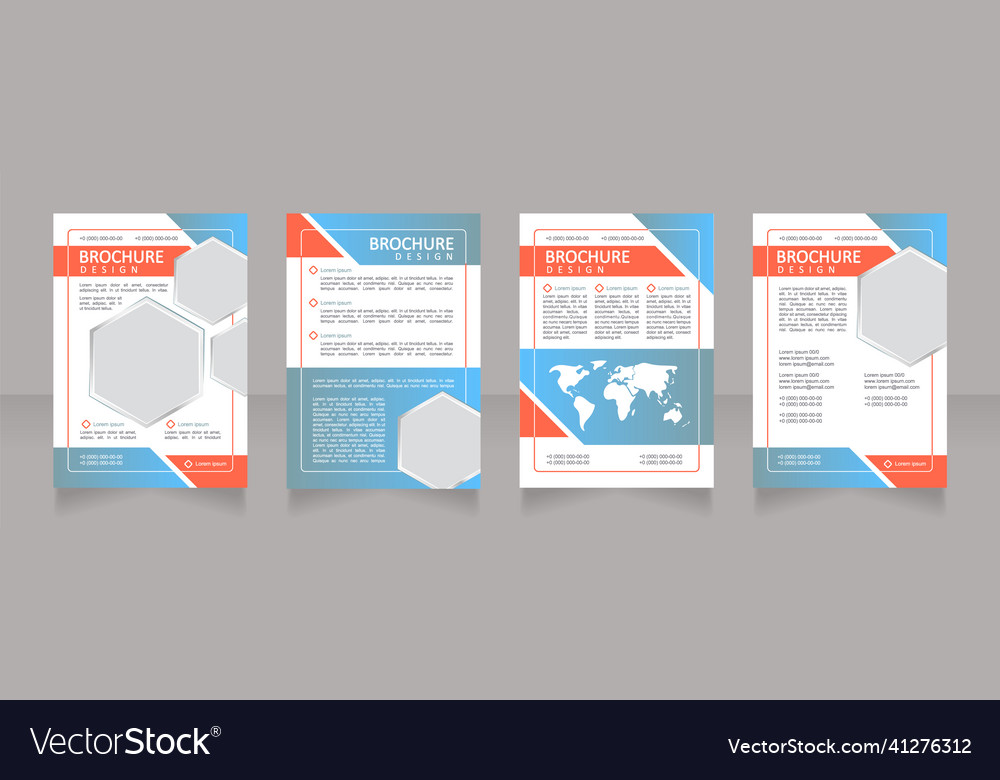 Energy consumption and environment blank brochure