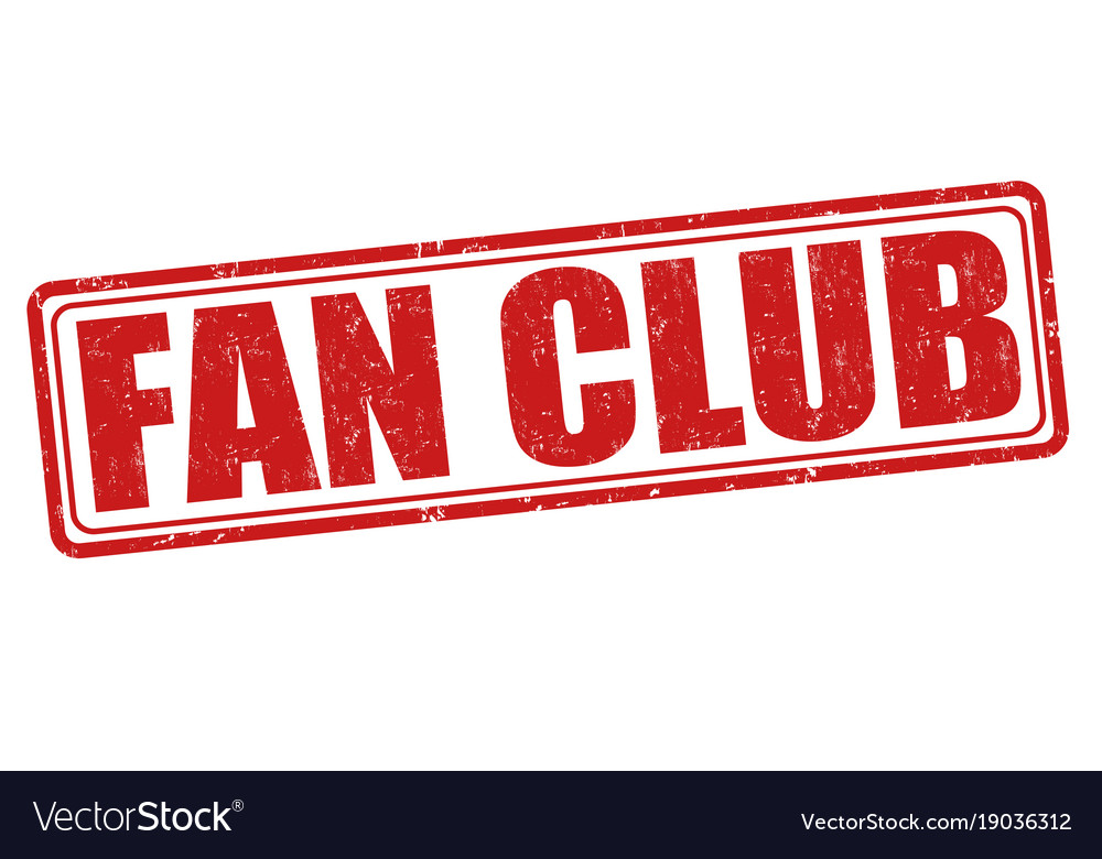 Fan club stamp Royalty Free Vector Image - VectorStock