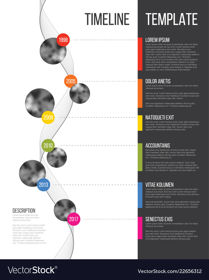 infographic-company-milestones-timeline-template-vector-image