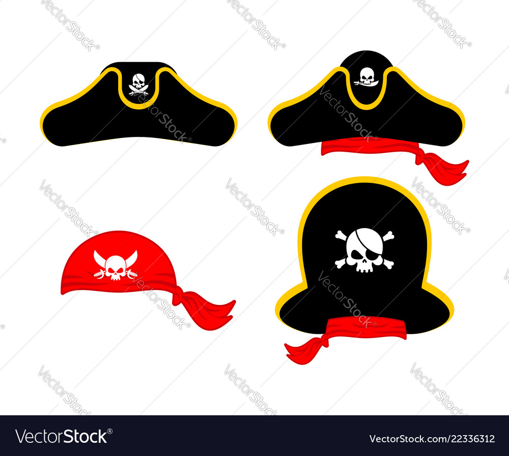 Pirate Skull und Cap Set