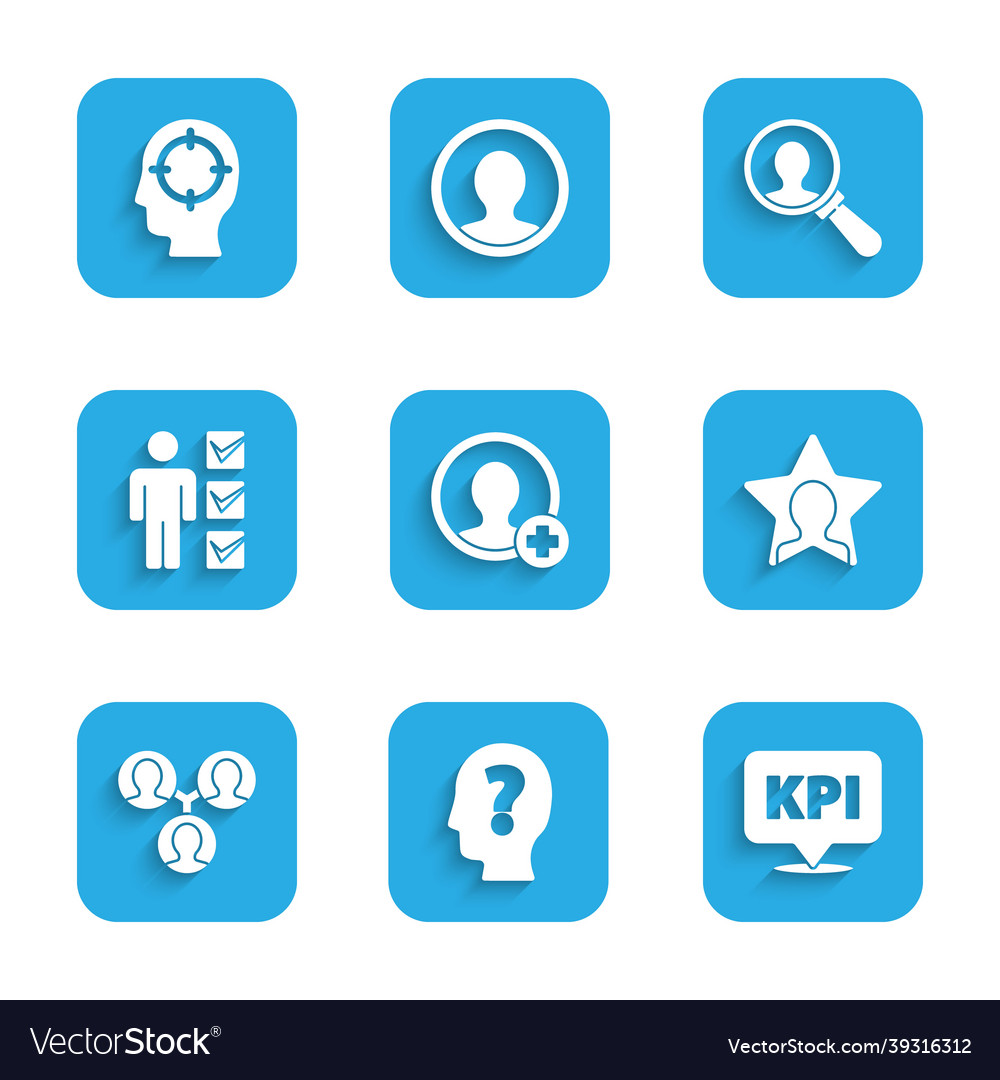 Set create account screen head with question mark Vector Image Set create account screen head with question mark