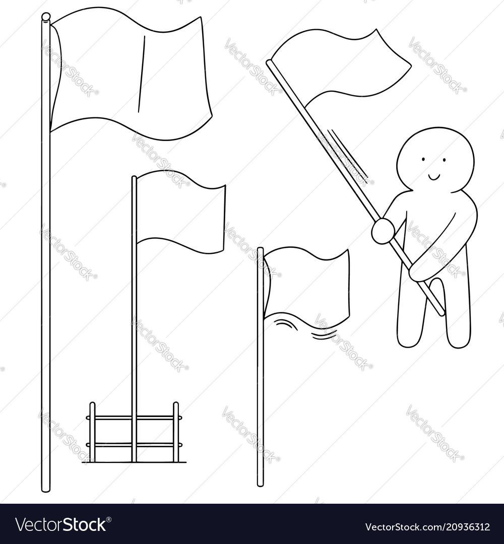 Set of flags