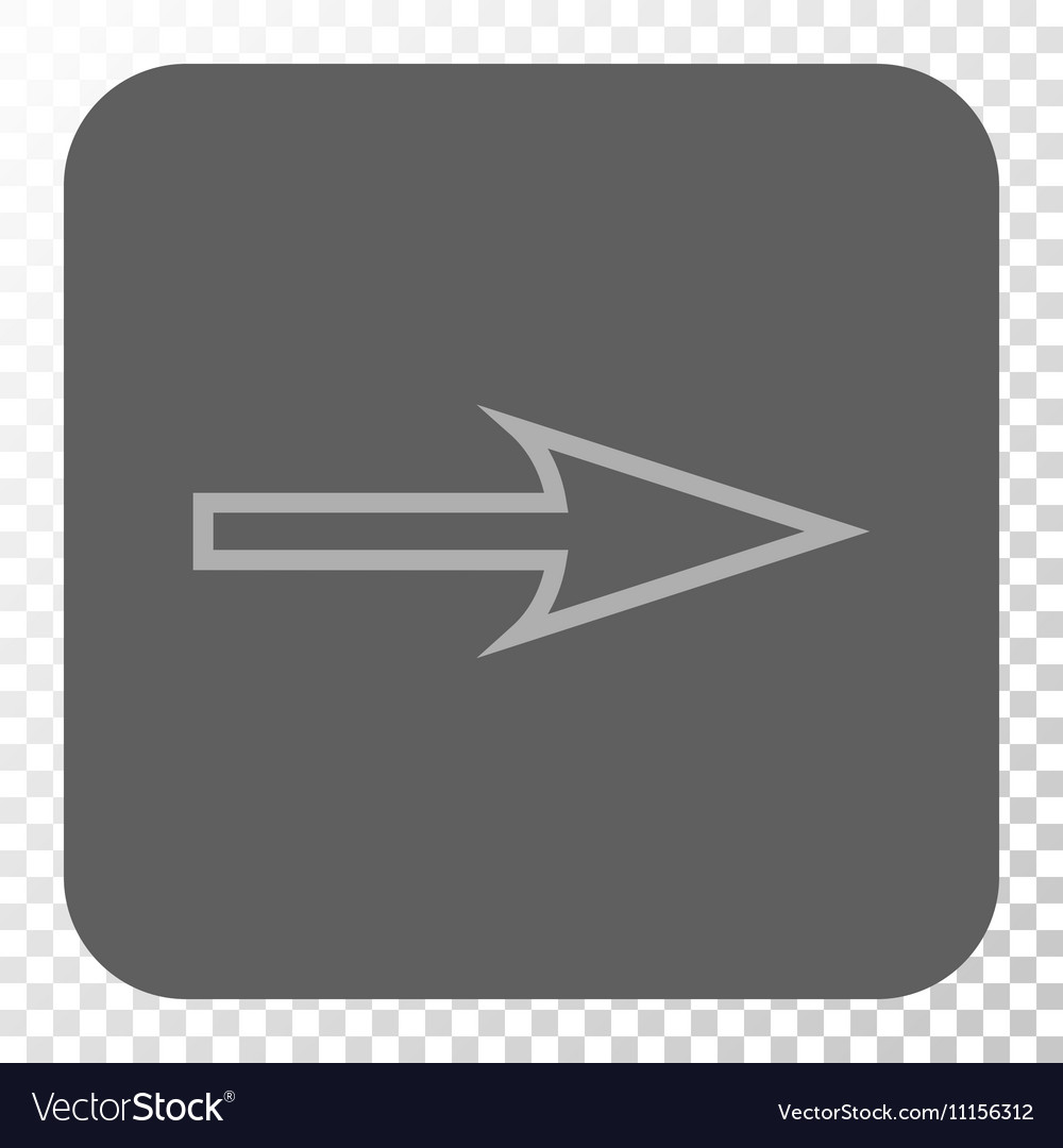Sharp arrow right rounded square button