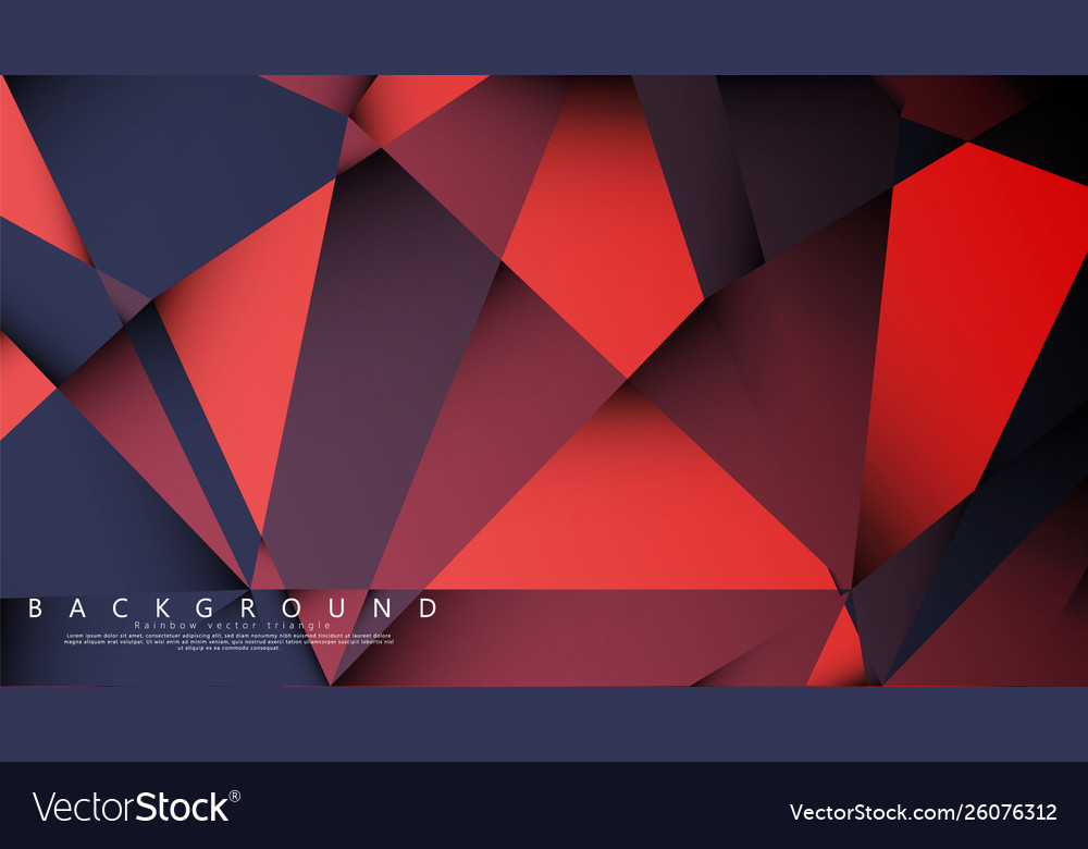 Triangle background with a combination dark vector image Triangle background with a combination dark