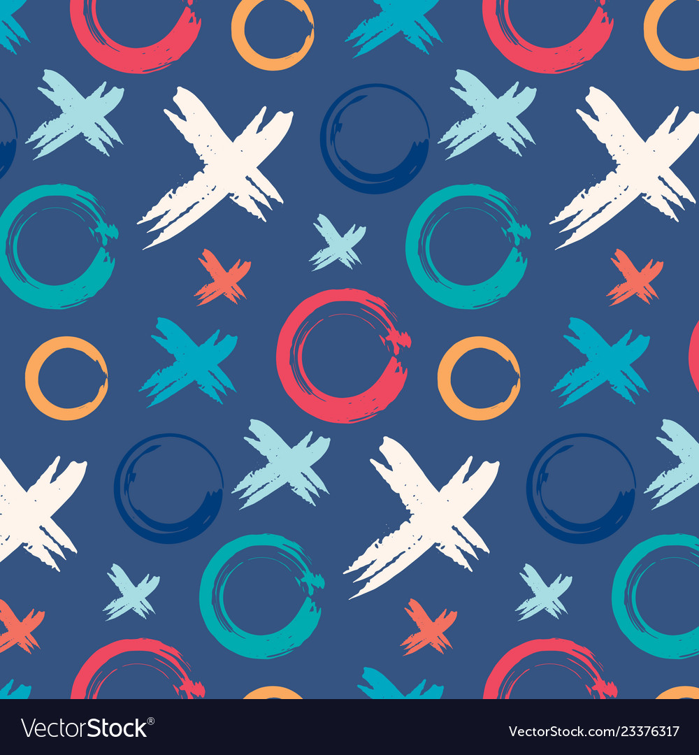 Abstract Brush Stroke Pattern
