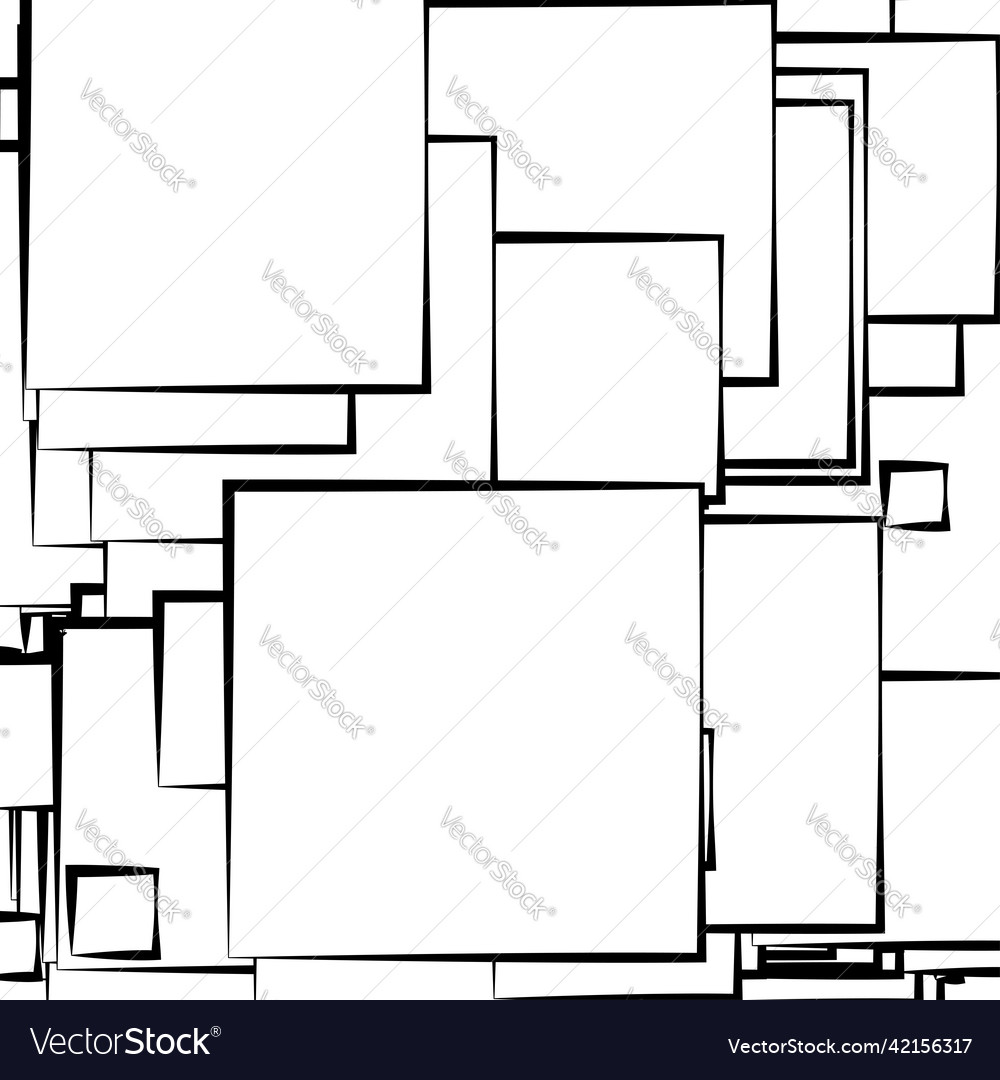 Abstract overlapping squares pattern vector image Abstract overlapping squares pattern