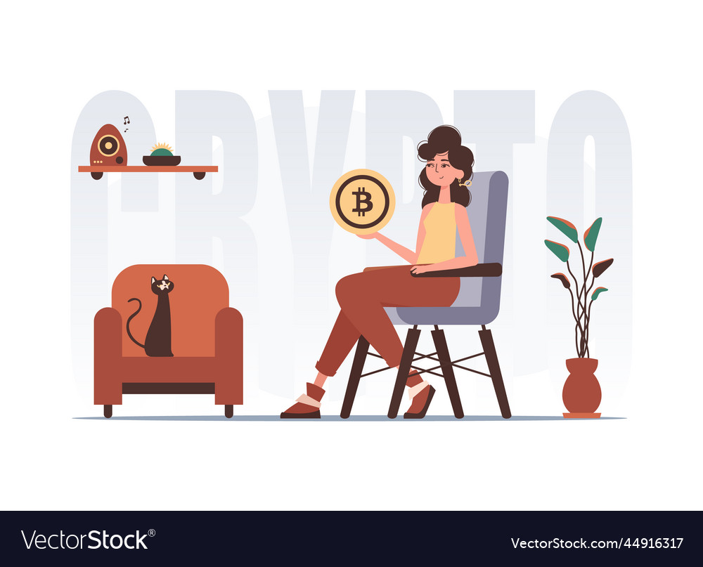 Concept of mining and extraction bitcoin Vector Image Concept of mining and extraction bitcoin