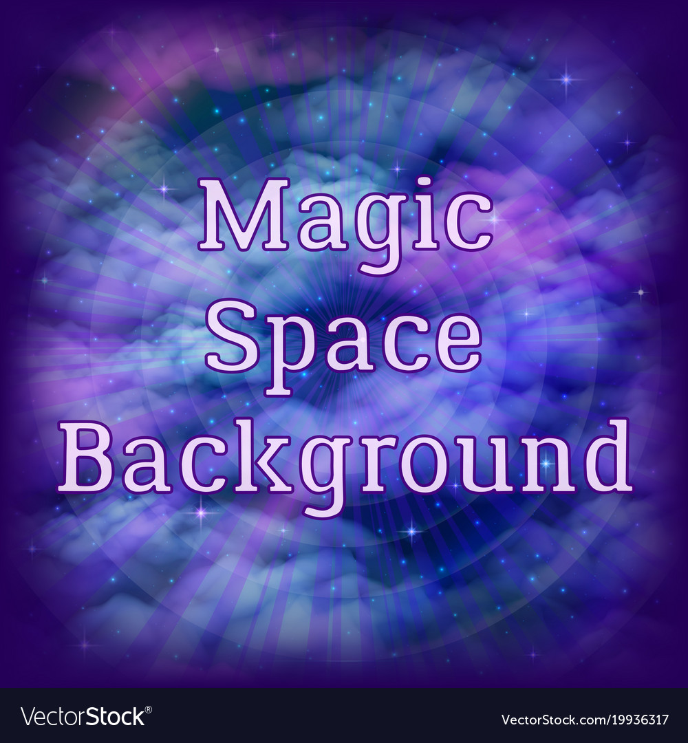 Empty space background with stars