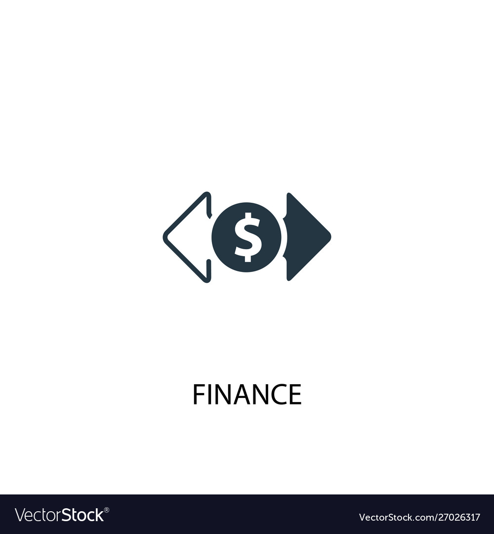 Finance icon simple element